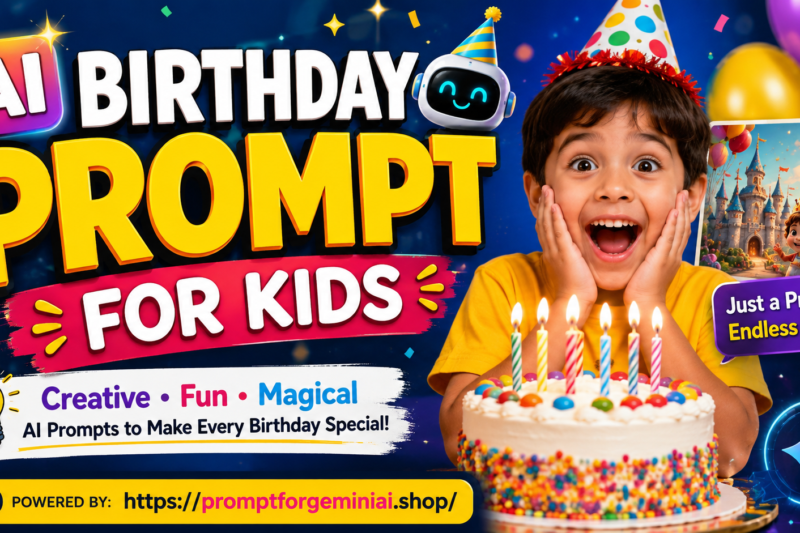 Best Trending AI Birthday Prompt for Kids in 2026